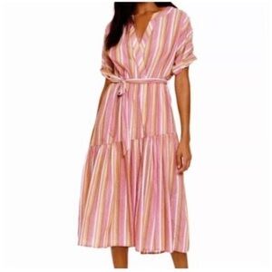 Xirena Drue midi Dress in Tuileries (Neapolitan stripes)